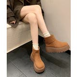 厚底ショートブーツ 秋冬シューズ美脚脚長 | SUNSHINE CLOSET | 詳細画像13