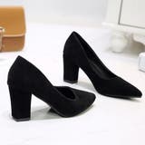 チャンキーヒール パンプス スウェード調 | SUNSHINE CLOSET | 詳細画像18 