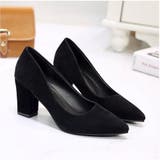 チャンキーヒール パンプス スウェード調 | SUNSHINE CLOSET | 詳細画像19 