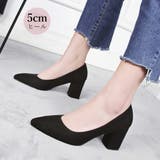 チャンキーヒール パンプス スウェード調 | SUNSHINE CLOSET | 詳細画像5 