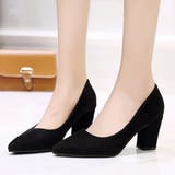 チャンキーヒール パンプス スウェード調 | SUNSHINE CLOSET | 詳細画像9 