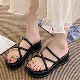 厚底 親指トングサンダル レディース美脚 | SUNSHINE CLOSET | 詳細画像1 