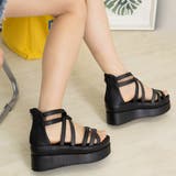 厚底サンダル クロスストラップサンダル夏 | SUNSHINE CLOSET | 詳細画像10