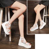 厚底サンダル クロスストラップサンダル夏 | SUNSHINE CLOSET | 詳細画像7