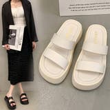 厚底サンダル ベルトフラットサンダル美脚 | SUNSHINE CLOSET | 詳細画像10 