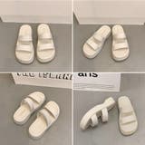 厚底サンダル ベルトフラットサンダル美脚 | SUNSHINE CLOSET | 詳細画像3 
