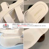 厚底サンダル ベルトフラットサンダル美脚 | SUNSHINE CLOSET | 詳細画像4 