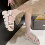 厚底サンダル レディース 美脚シューズ | SUNSHINE CLOSET | 詳細画像4 