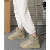 ムートンブーツ PUレザー 裏起毛ブーツ | SUNSHINE CLOSET | 詳細画像8 