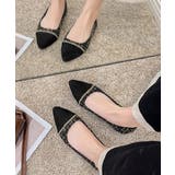 スエードパンプス 韓国ツイード風パンプス | SUNSHINE CLOSET | 詳細画像3