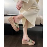 厚底サンダル ウエッジソールサンダル美脚 | ANGELCLOSET | 詳細画像6