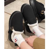 厚底ムートンブーツ 裏起毛ショートブーツ | SUNSHINE CLOSET | 詳細画像5