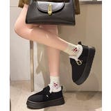 厚底ムートンブーツ 裏起毛ショートブーツ | SUNSHINE CLOSET | 詳細画像6