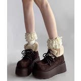 厚底ムートンブーツもこもこショートブーツ | SUNSHINE CLOSET | 詳細画像1 