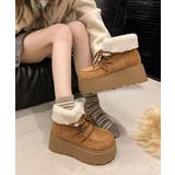厚底ムートンブーツもこもこショートブーツ | SUNSHINE CLOSET | 詳細画像11 