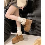 厚底ムートンブーツもこもこショートブーツ | SUNSHINE CLOSET | 詳細画像12 