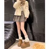 厚底ムートンブーツもこもこショートブーツ | SUNSHINE CLOSET | 詳細画像14 