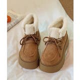 厚底ムートンブーツもこもこショートブーツ | SUNSHINE CLOSET | 詳細画像19 