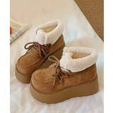 厚底ムートンブーツもこもこショートブーツ | SUNSHINE CLOSET | 詳細画像20 