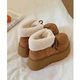 厚底ムートンブーツもこもこショートブーツ | SUNSHINE CLOSET | 詳細画像21 