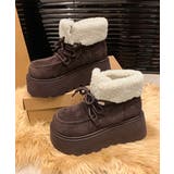 厚底ムートンブーツもこもこショートブーツ | SUNSHINE CLOSET | 詳細画像25 