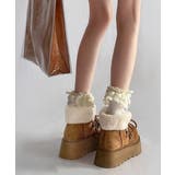 厚底ムートンブーツもこもこショートブーツ | SUNSHINE CLOSET | 詳細画像6 