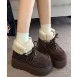 厚底ムートンブーツもこもこショートブーツ | SUNSHINE CLOSET | 詳細画像9 