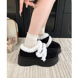 もこもこファー厚底ムートンシューズ裏起毛 | SUNSHINE CLOSET | 詳細画像4