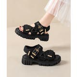 ベルト付きスポサン レディース 疲れにくい厚底サンダル | SUNSHINE CLOSET | 詳細画像2 