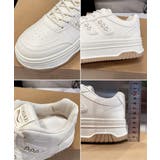 ハートモチーフ ボリュームソールスニーカー レディース | SUNSHINE CLOSET | 詳細画像12 