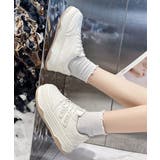 ハートモチーフ ボリュームソールスニーカー レディース | SUNSHINE CLOSET | 詳細画像3 