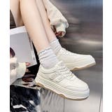 ハートモチーフ ボリュームソールスニーカー レディース | SUNSHINE CLOSET | 詳細画像4 