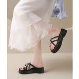 レディース ビジュー付きミュールサンダル疲れにくい お花モチーフサマーサンダル軽… | SUNSHINE CLOSET | 詳細画像4 