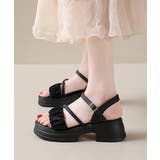 レディースチャンキーヒール夏靴 歩きやすい ベルトサンダル疲れにくい | SUNSHINE CLOSET | 詳細画像5 