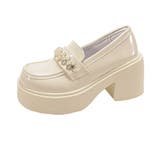 ボリュームソールローファーレディース 歩きやすい 太ヒールパンプス | SUNSHINE CLOSET | 詳細画像24 