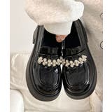 ボリュームソールローファーレディース 歩きやすい 太ヒールパンプス | SUNSHINE CLOSET | 詳細画像5 
