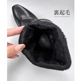ヴィンテージライク合成皮革ミドル丈ブーツチャンキーヒーレディース 秋冬シューズ韓… | SUNSHINE CLOSET | 詳細画像18