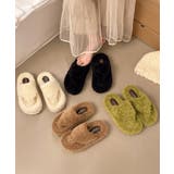 柔らかボア厚底フラットシューズ大人可愛い レディース秋冬室内履きスリッパ あった… | SUNSHINE CLOSET | 詳細画像11