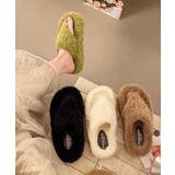 柔らかボア厚底フラットシューズ大人可愛い レディース秋冬室内履きスリッパ あった… | SUNSHINE CLOSET | 詳細画像14
