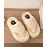柔らかボア厚底フラットシューズ大人可愛い レディース秋冬室内履きスリッパ あった… | SUNSHINE CLOSET | 詳細画像17