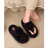 柔らかボア厚底フラットシューズ大人可愛い レディース秋冬室内履きスリッパ あった… | SUNSHINE CLOSET | 詳細画像2