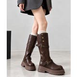 レディースヴィンテージ風折り返しブーツボリュームソール靴ラウンドトゥ 防寒シュー… | SUNSHINE CLOSET | 詳細画像13