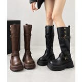 レディースヴィンテージ風折り返しブーツボリュームソール靴ラウンドトゥ 防寒シュー… | SUNSHINE CLOSET | 詳細画像18