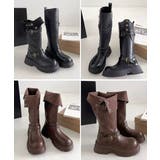 レディースヴィンテージ風折り返しブーツボリュームソール靴ラウンドトゥ 防寒シュー… | SUNSHINE CLOSET | 詳細画像23