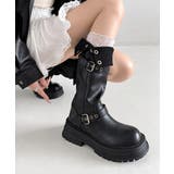 レディースヴィンテージ風折り返しブーツボリュームソール靴ラウンドトゥ 防寒シュー… | SUNSHINE CLOSET | 詳細画像3