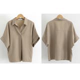 スキッパーシャツ シフォンシャツブラウス | ANGELCLOSET | 詳細画像3