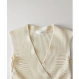 Vネックリブニットトップス サマーニット | SUNSHINE CLOSET | 詳細画像20 