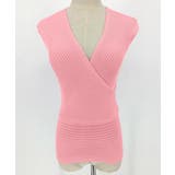 Vネックリブニットトップス サマーニット | SUNSHINE CLOSET | 詳細画像26 