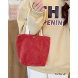 スイカレッド | コーデュロイ ミニトートバッグ レディース | SUNSHINE CLOSET