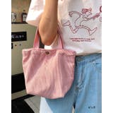 ピンク | コーデュロイ ミニトートバッグ レディース | SUNSHINE CLOSET